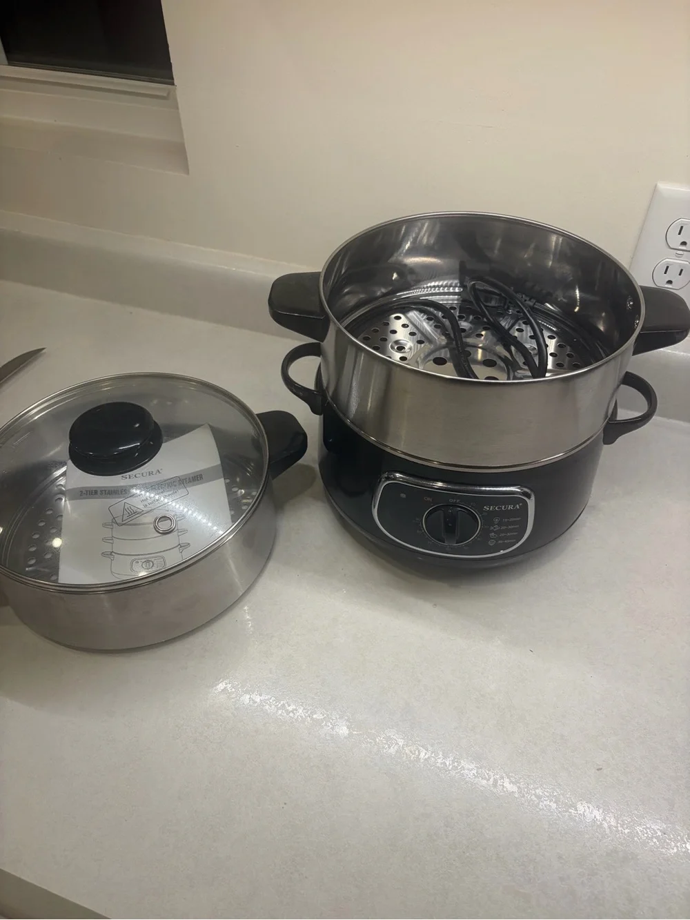 Secura 8.5-quart electric food steamer
